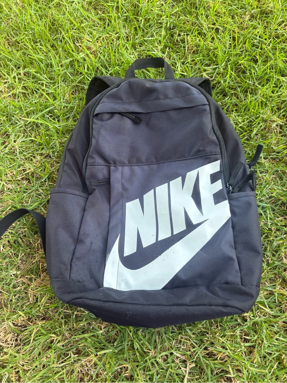 Nike Black Backpack with White Logo